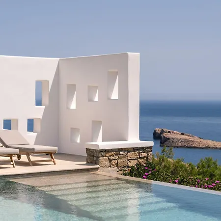 Willa Bohemian Blue - 7 Bdrm - In 200m - Mg Panormos (Mykonos)