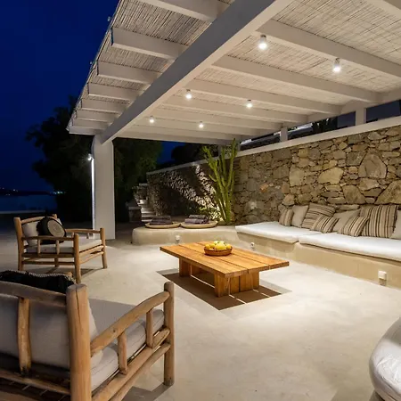 Bohemian Blue - 7 Bdrm - In 200m - Mg 帕诺尔莫斯米科诺斯