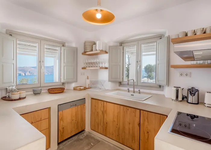 Villa Bohemian Blue - 7 Bdrm - In 200m - Mg Panormos (Mykonos)